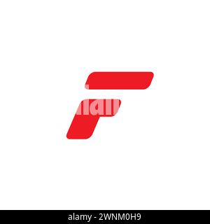 F-Logo. Buchstabe F Logo-Symbol-Vektor Stock Vektor