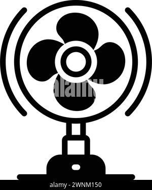 Symbol für Fan, Spiracle Stock Vektor