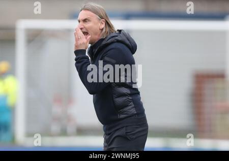 Empoli, Italien. März 2024. Foto Michele Nucci/LaPresse 3 Marzo 2024, Empoli, Italia Sport, calcio. Empoli fc vs. Cagliari Calcio - Campionato di calcio Serie A TIM 2023/2024 - stadio Carlo Castellani Nella Foto: Davide Nicola (Empoli fc) Foto: Michele Nucci/LaPresse 03. März 2024, Empoli, Italien. Sport, Fußball. Empoli fc vs. Cagliari Calcio - italienische Fußballmeisterschaft Liga A TIM 2023/2024 - Carlo Castellani Stadion im Bild: Davide Nicola (Empoli fc) Credit: LaPresse/Alamy Live News Stockfoto