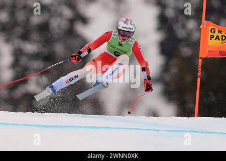 Fåvang 20240303.Michelle Gisin aus der Schweiz beim FIS World Cup Alpine super G für Frauen in Kvitfjell. Foto: Geir Olsen / NTB Stockfoto