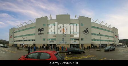 Das Swansea Stadium ist ein Mehrzwecksportstadion in Swansea, West Glamorgan, Wales Stockfoto