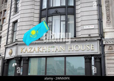 Kasachstan House, Botschaft Kasachstans in London, diplomatische Mission Kasachstans im Vereinigten Königreich Stockfoto