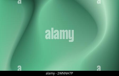 Grünton Farbverlauf Hintergrundstruktur. Abstrakte Musterdesign-Illustration für Grafik, Tapete, Vorlage, Banner, Poster, Abdeckung, Dekoration Stock Vektor