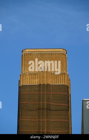 Schornstein von Tate Modern, Bankside, London, Großbritannien. September 2023 Stockfoto