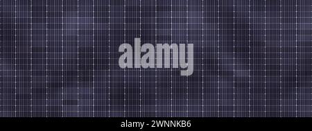 Nahtloses Muster mit monokristalliner Solarpaneele. Öko-Trend zur Gewinnung von Energie aus erneuerbaren Quellen. Vektor bg mit Verlaufsnetz Stock Vektor