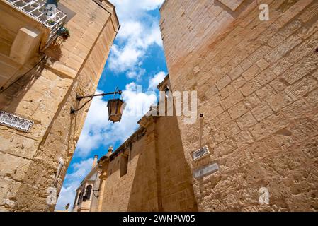 St. Publius Square in Mdina - Malta Stockfoto