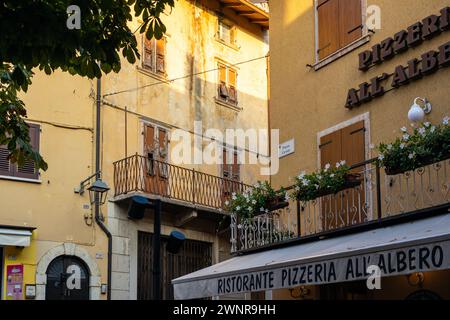 Bilder vom Gardasee Italien Stockfoto