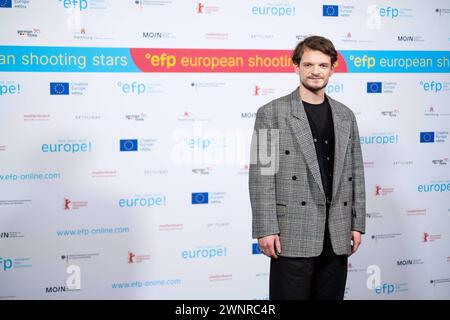 Schauspieler Diugas Grinys Litauen bei der Präsentation der European Shooting Stars 2024 während der 74. Internationale Filmfestspiele Berlin. / Schauspieler Diugas Grinys Litauen bei der European Shooting Stars Präsentation 2024 während der 74. Internationalen Filmfestspiele Berlin. Schnappschuss-Fotografie/K.M.Krause *** Schauspieler Diugas Grinys Litauen bei der European Shooting Stars Präsentation 2024 beim 74. Internationalen Filmfestival Berlin Schauspieler Diugas Grinys Litauen bei der European Shooting Stars Präsentation 2024 beim 74. Internationalen Filmfestival Berlin Schnappschuss Fotografie K Stockfoto