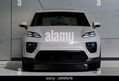 Porsche Macan – Der Meistverkaufte Porsche Goes Electric Stockfoto