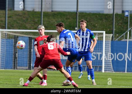 KSC A-JUnioren gewinnen gegen den 1. FC Kaiserslautern Karlsruher SC Stockfoto