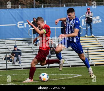 KSC A-JUnioren gewinnen gegen den 1. FC Kaiserslautern Karlsruher SC Stockfoto