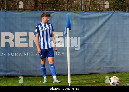 KSC A-JUnioren gewinnen gegen den 1. FC Kaiserslautern Karlsruher SC Stockfoto