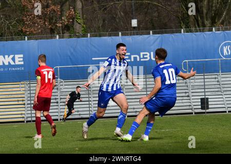 KSC A-JUnioren gewinnen gegen den 1. FC Kaiserslautern Karlsruher SC Stockfoto