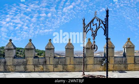 Architektonisches Merkmal in Segovia Alcazar, Spanien Stockfoto
