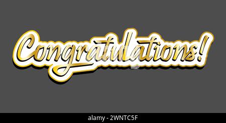 Goldene Glückwunschkarte. Vektorabbildung. EPS 10. Rohbild. Stock Vektor