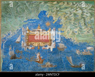 Antike Weltkarten HQ – Lagune von Venedig, Friaul und Istrien Stockfoto