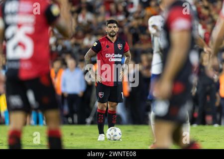 Rosario, Argentinien. März 2024. Ever Banega of Newell's Old Boys während des Copa de la Liga Profesional de Fútbol Spiels zwischen Newell's Old Boys und Club Atlético San Lorenzo im Marcelo Bielsa Stadion. Quelle: Mateo Occhi (Sporteo) / Alamy Live News Stockfoto