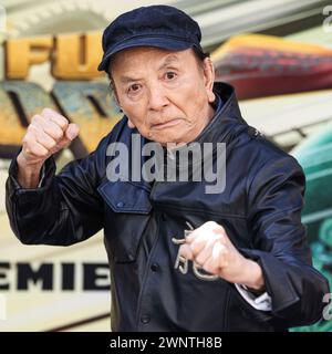 LOS ANGELES, KALIFORNIEN, USA - MÄRZ 03: James Hong kommt zur Weltpremiere von DreamWorks Animation and Universal Pictures 'Kung Fu Panda 4', die am 3. März 2024 im AMC The Grove 14 in Los Angeles, Kalifornien, USA stattfindet. (Foto: Xavier Collin/Image Press Agency) Stockfoto