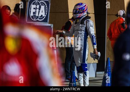 MANAMA, BAHRAIN, Bahrain International Circuit, 2. März 2024: Daniel Ricciardo aus Australien und Visa Cash App RB während des Formel-1-Grand Prix von Bahrain Stockfoto