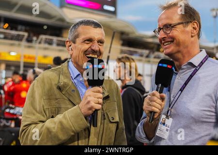 MANAMA, BAHRAIN, Bahrain International Circuit, 2. März 2024: Günther Steiner während des Formel 1 Bahrain Grand Prix Stockfoto