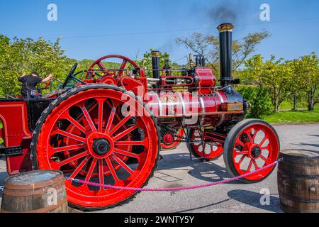 Dampfmaschine cotswolds gloucestershire england großbritannien Stockfoto