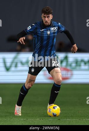 Bergamo, Italien. März 2024. Matteo Ruggieri von Atalanta während des Spiels der Serie A im Gewiss-Stadion in Bergamo. Der Bildnachweis sollte lauten: Jonathan Moscrop/Sportimage Credit: Sportimage Ltd/Alamy Live News Stockfoto