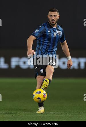 Bergamo, Italien. März 2024. Sead Kolasinac von Atalanta während des Spiels der Serie A im Gewiss Stadium, Bergamo. Der Bildnachweis sollte lauten: Jonathan Moscrop/Sportimage Credit: Sportimage Ltd/Alamy Live News Stockfoto