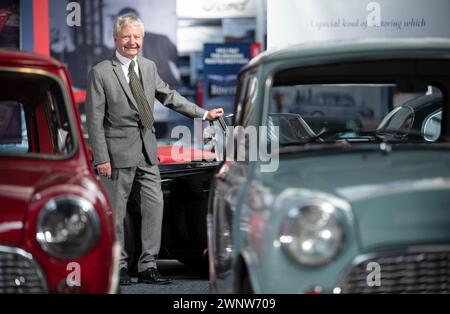 05/21 Richard Usher CEO von The Great British Car Journey. Nachdem alle Autos endlich enthüllt wurden, startet das Museum im Lager im alten wireworks. Stockfoto