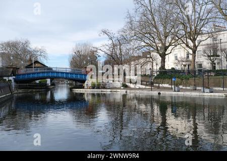 Blick auf Little Venice im Westen Londons, Großbritannien Stockfoto