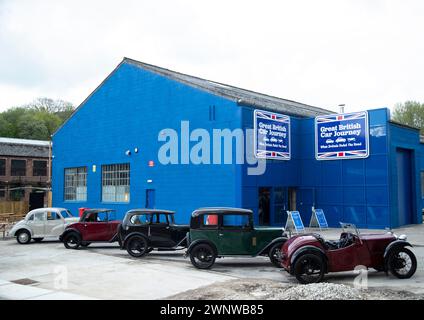 20/05/21 das neu renovierte ehemalige wireworks-Werk. Nachdem alle Autos endlich enthüllt wurden, startet das Museum im alten wireworks, Amb Stockfoto