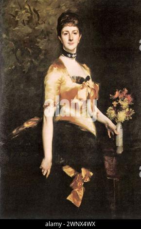 JOHN-SÄNGER SARGENT (1856–1925) italienischer Maler. Edith, Lady Playfair, 1884. Stockfoto