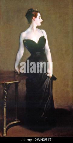 JOHN-SÄNGER SARGENT (1856–1925) italienischer Maler. Porträt von Madame X, 1884. Stockfoto