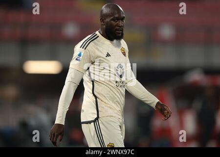 Monza, Italien. März 2024. Romelu Lukaku von AS Roma während des Spiels der Serie A im U-Power Stadium, Monza. Der Bildnachweis sollte lauten: Jonathan Moscrop/Sportimage Credit: Sportimage Ltd/Alamy Live News Stockfoto