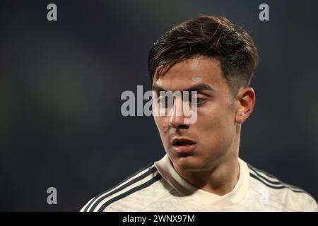 Monza, Italien. März 2024. Paulo Dybala von AS Roma während des Spiels der Serie A im U-Power Stadium, Monza. Der Bildnachweis sollte lauten: Jonathan Moscrop/Sportimage Credit: Sportimage Ltd/Alamy Live News Stockfoto