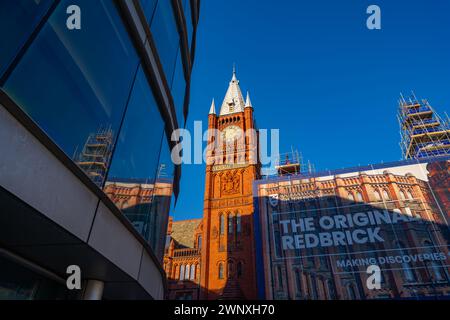 Tower of Victoria Gallery & Museum Teil der Liverpool University Stockfoto