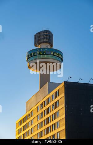 Der Radio City Tower, auch bekannt als St. Johns Beacon im Zentrum von Liverpool Stockfoto