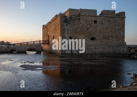 Schloss Pafos (Paphos) Stockfoto