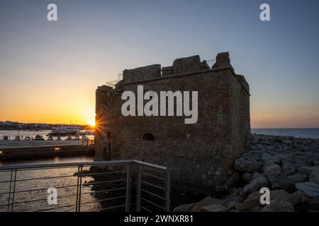 Schloss Pafos (Paphos) Stockfoto