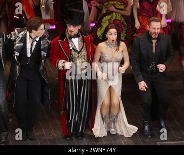 New York, NY, USA. März 2024. Boy George spielt am 3. März 2024 im Moulin Rouge das Musical im Al Hirschfeld Theatre in New York City. Quelle: John Barrett/Phot Olink/Media Punch/Alamy Live News Stockfoto