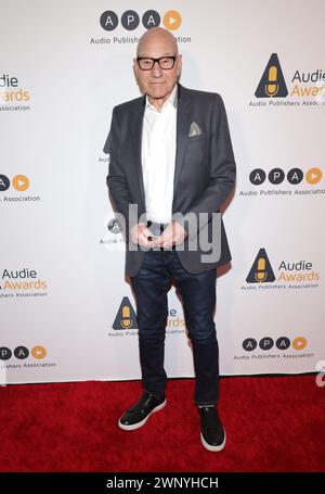 Los Angeles, Ca. März 2024. Patrick Stewart bei den Audie Awards 2024 am 4. März 2024 im Avalon Hollywood in Los Angeles, Kalifornien. Quelle: Faye Sadou/Media Punch/Alamy Live News Stockfoto