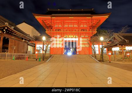 Yasaka-Schrein in Gionmachi Kitagawa, Higashiyama Ward, Kyoto, Japan Stockfoto