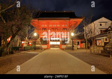 Yasaka-Schrein in Gionmachi Kitagawa, Higashiyama Ward, Kyoto, Japan Stockfoto