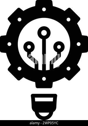 Symbol für Innovation, Elektronik Stock Vektor