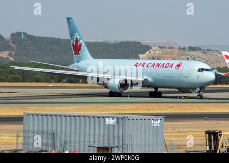 Boeing 767 Luftfrachtflugzeug der Air Canada Airline Stockfoto