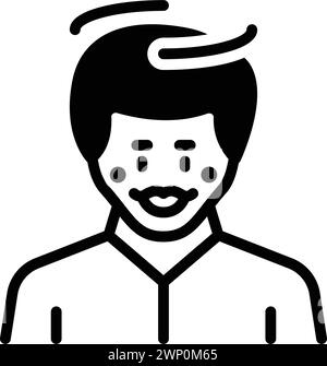 Symbol für Unschuldige, offen Stock Vektor