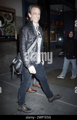 New York, NY, USA. März 2024. Seth Meyers wurde am 4. März 2024 in New York City gesehen. Quelle: Rw/Media Punch/Alamy Live News Stockfoto