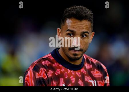 Neapel, Italien. März 2024. Danilo von Juventus FC während des Spiels zwischen SSC Napoli und Juventus FC im Stadio Diego Armando Maradona am 3. März 2024 in Neapel Credit: Giuseppe Maffia/Alamy Live News Stockfoto