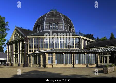 Die Teestuben in den Pavilion Gardens, Spa Town of Buxton, Peak District National Park, Derbyshire, England, Großbritannien Stockfoto
