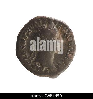 Denar; Trajan (53-117; römischer Kaiser 98-117); 98-99 (98-00-00-99-00-00); Stockfoto