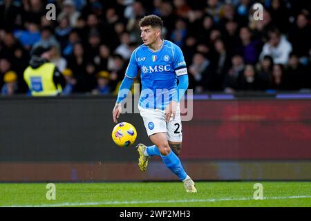 Neapel, Italien. März 2024. Während der Serie A TIM Match zwischen SSC Napoli und Juventus FC im Stadio Diego Armando Maradona am 3. März 2024 in Neapel Credit: Giuseppe Maffia/Alamy Live News Stockfoto